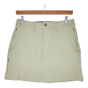 REI Women's Hiking Activewear Skirt Skorts Size 6 Classic Khaki Beige Gorpcore